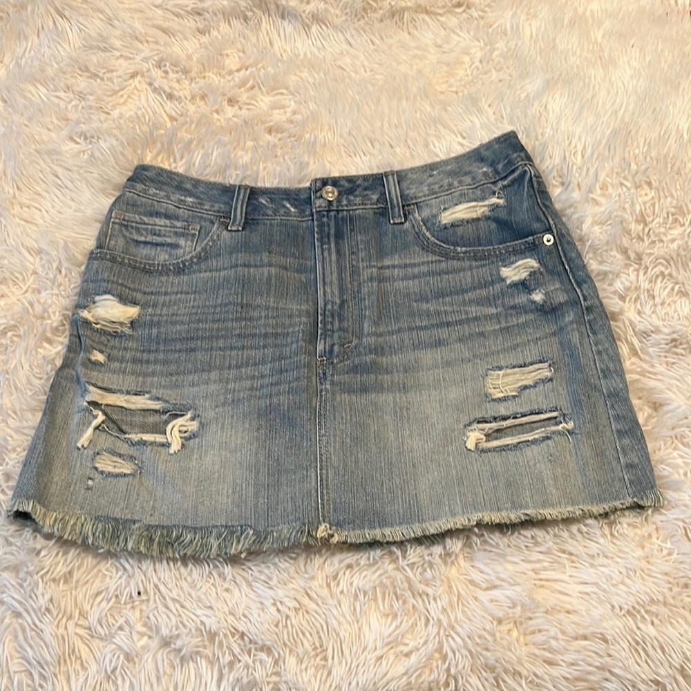 NWT A&F Jean Skirt Size 6